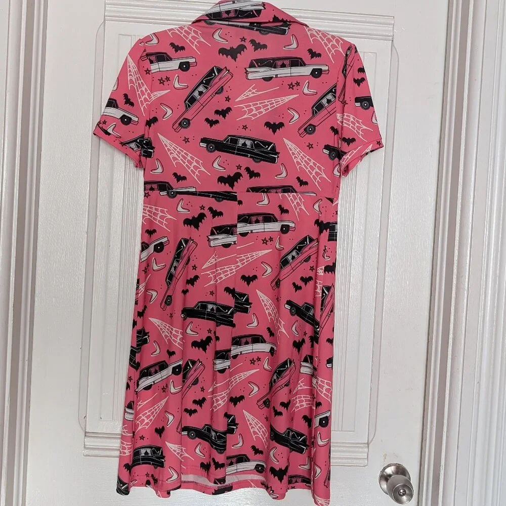 Sourpuss Death Cab Rosie Dress Size L - Picture 3 of 11